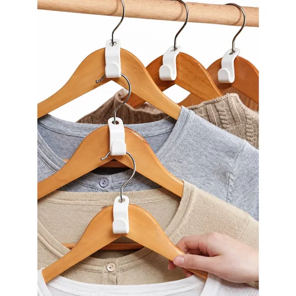 Extensor conector de cabide em cascata para guarda-roupa