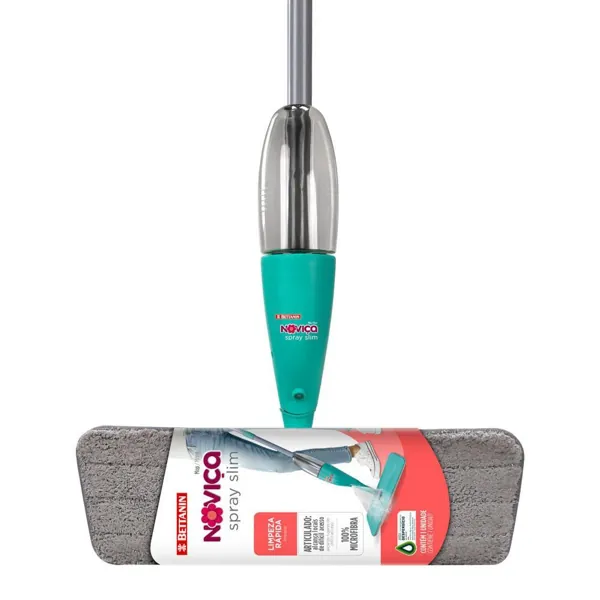 Noviça Mop Spray Slim, de microfibra com cabo (Bettanin)
