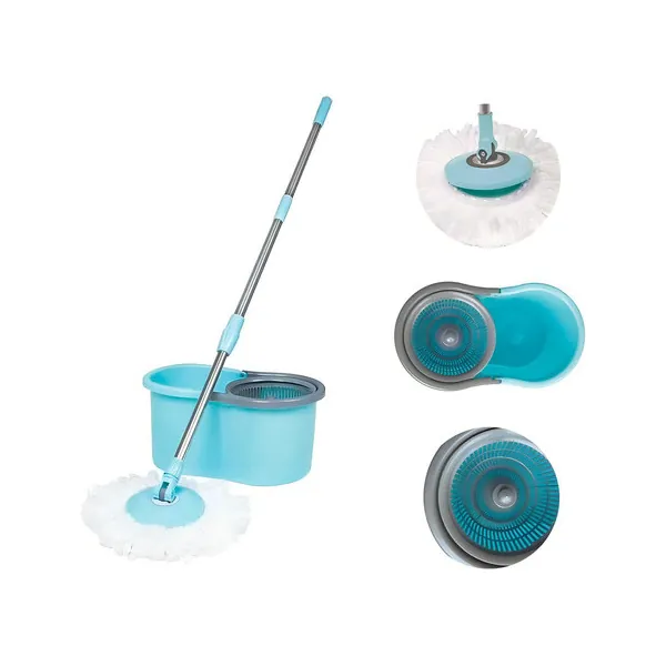 Mor Mop Limpeza Prática Pocket, balde giratório de 8 L